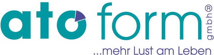 Ein Logo der Firma ATO FORM GmbH.